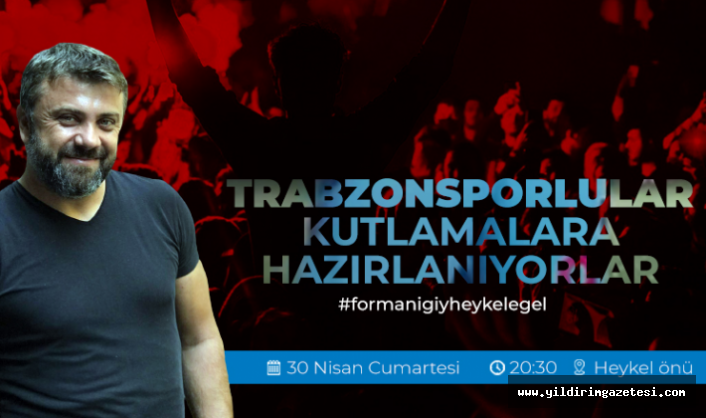 Trabzonsporlular kutlamalara hazırlanıyorlar